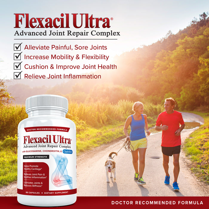 Flexacil Ultra: Maximum Strength Joint Repair Supplement with Glucosamine, Chondroitin & MSM