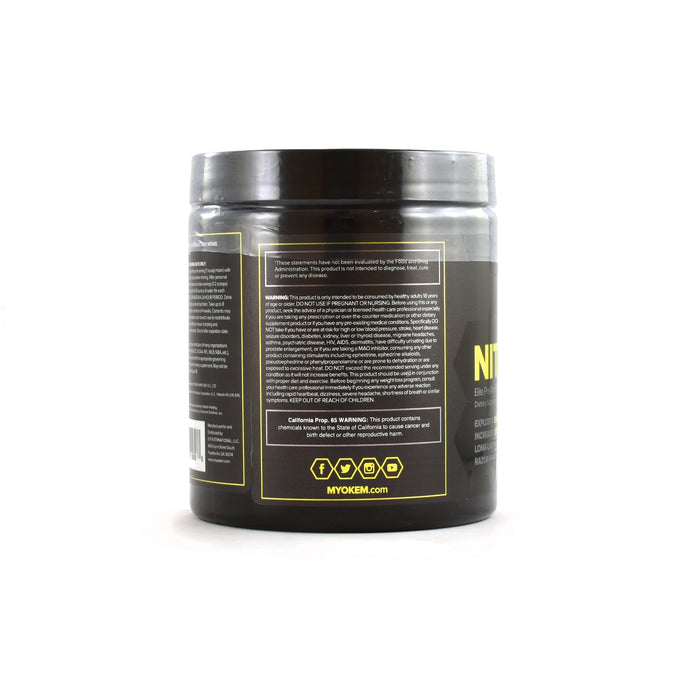 MyoKem NITRAMINE Muscle Building Pre-Workout Powder (30 Servings)