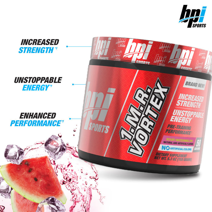 1.M.R Vortex Sour Watermelon by BPI Sports: Pre-Workout Powder (50 Servings)