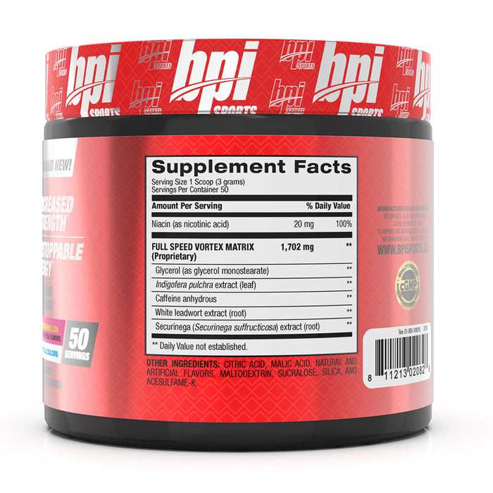 1.M.R Vortex Sour Watermelon by BPI Sports: Pre-Workout Powder (50 Servings)