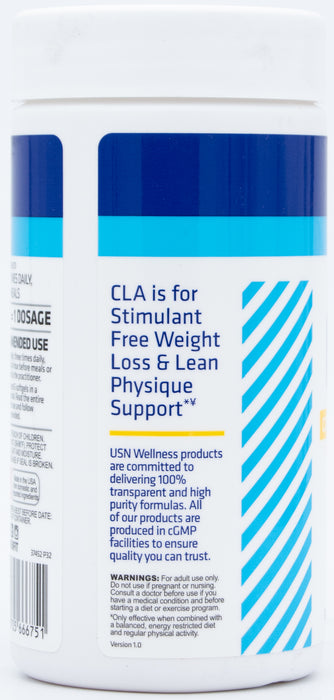 USN Wellness CLA Conjugated Linoleic Acid Dietary Supplement, 90 ct