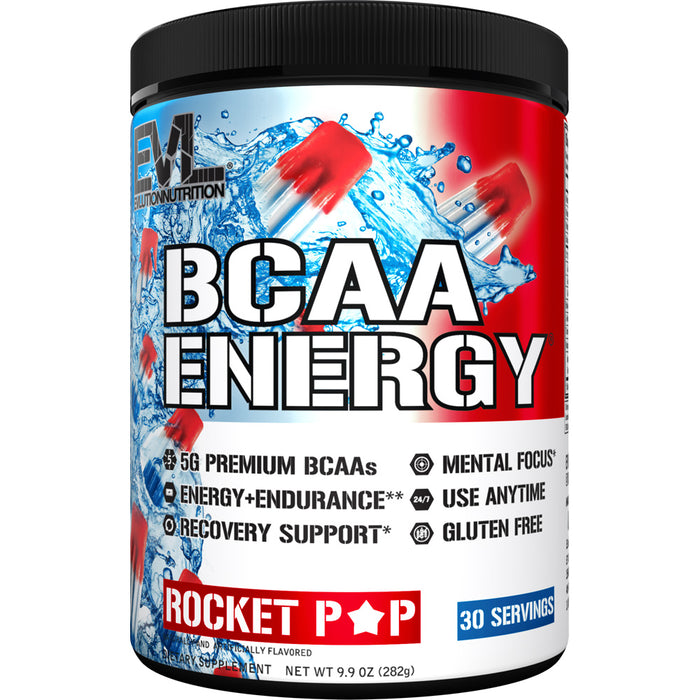 EVL BCAA Energy 30srv CHOOSE FLAVOR | Most Powerful Amino Acid Pre-Workout Powder for Energy, Recovery & Focus