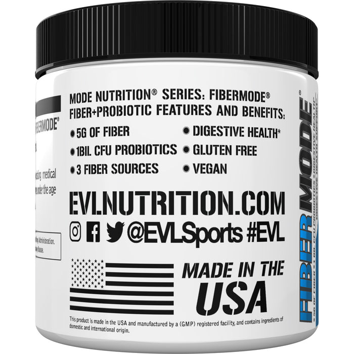 EVL FiberMode Fiber + Probiotic 30srv: 1 Billion CFU's + 5g Fiber For Digestive & Immune Health