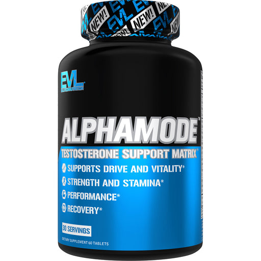 EVL Alphamode 60ct | Testosterone Support Matrix | Boost Drive, Vitality, Strength & Stamina