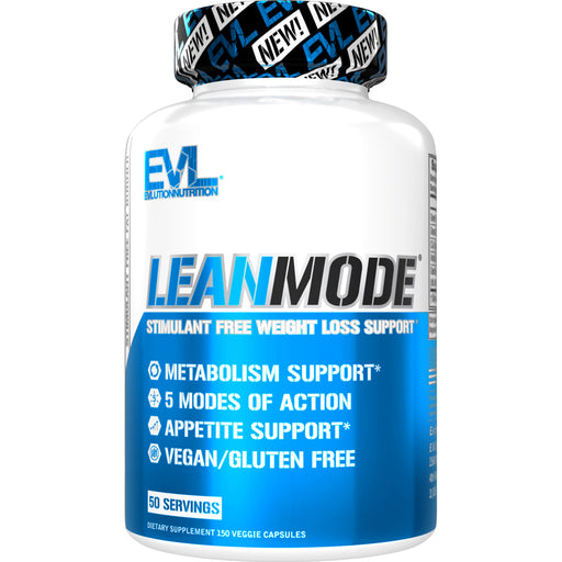 EVL LeanMode 150ct Vegan Fat Burner Stim-Free Weight Loss, Appetite Suppressant