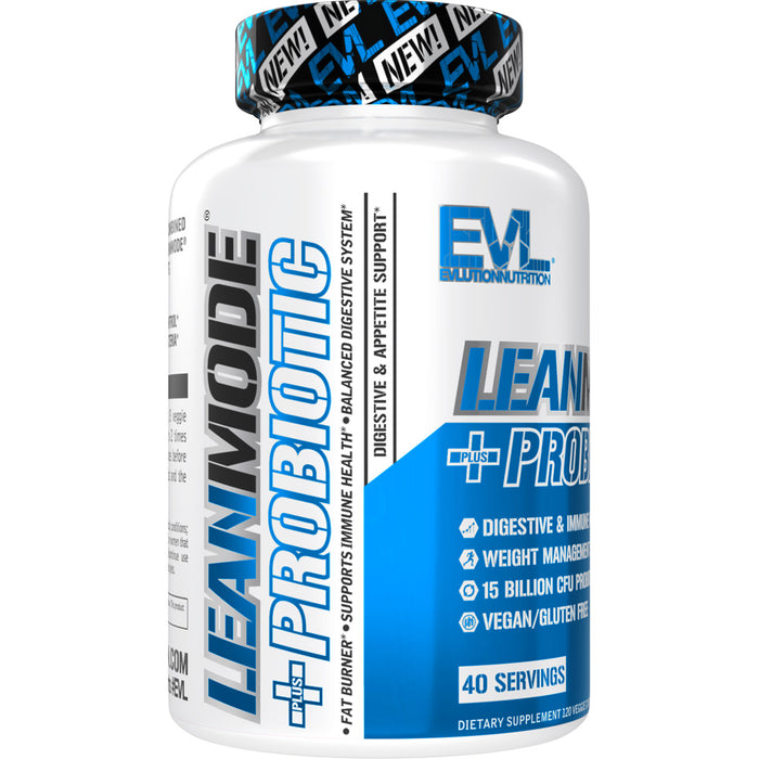 EVL LeanMode Probiotic Digestive & Immune Health Support Weight Management 120ct