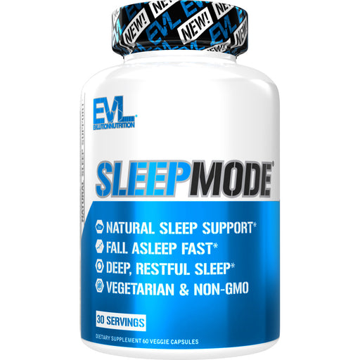 Melatonin Pills for Gentle Sleep Support: EVL SleepMode Natural Herbal Supplement 30srv