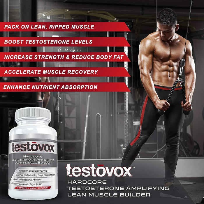Testovox: Hardcore, Natural Muscle Builder