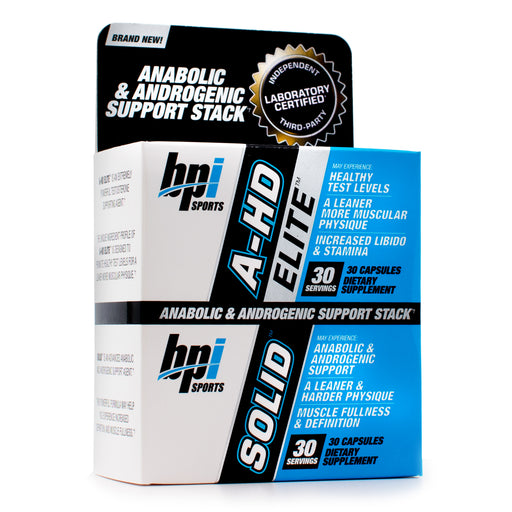 BPI Sports A HD Elite Solid Combo: Ultra Powerful Testosterone Booster for Fat Loss & Libido