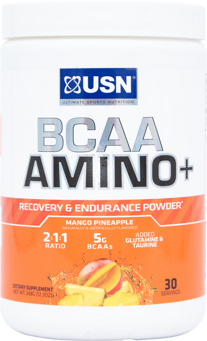 USN BCAA Amino+ Recovery & Endurance Powder, 30srvs
